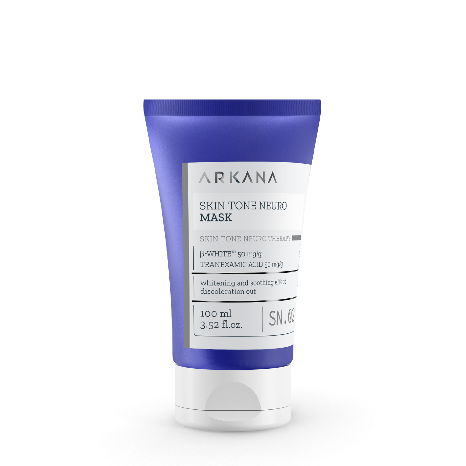 Arkana - Skin Tone Neuro Mask - Осветляющая маска для лица, 100 мл