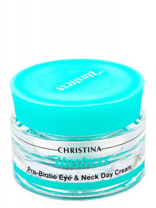 Christina - Unstress Probiotic Day Cream Eye & Neck SPF12  Дневной крем для кожи вокруг глаз и шеи SPF12, 30 мл
