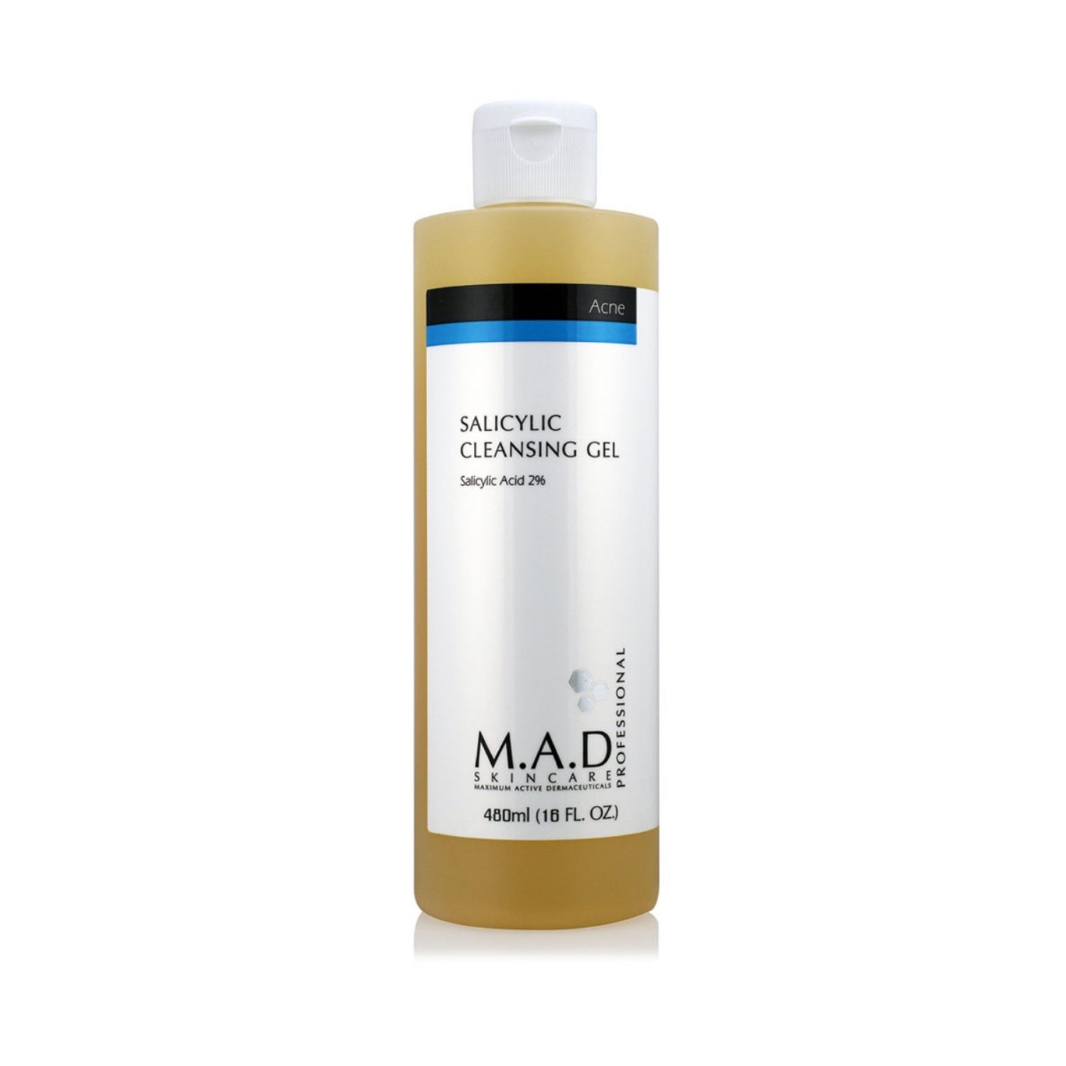 M.A.D skincare - Salicylic Cleansing Gel - Очищающий гель с 2% салициловой кислотой, 480 мл